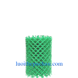 Lưới thép bọc nhựa xanh lá  - ô 7.5 cm - khổ 1.2 m - dây 4.0 ly