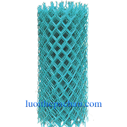 Lưới thép bọc nhựa xanh ngọc - ô 5.5 cm - khổ 2.4 m - dây 4.0 ly