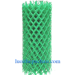 Lưới thép bọc nhựa xanh lá - ô 7.5 cm - khổ 2.4 m - dây 4.0 ly